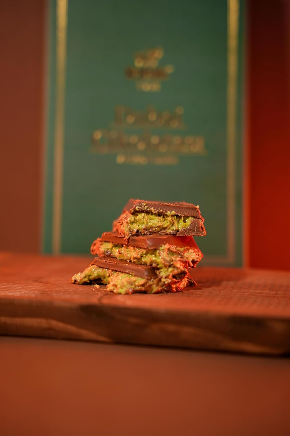 Dubai Chocolate With Kunafa Pistachio 7oz