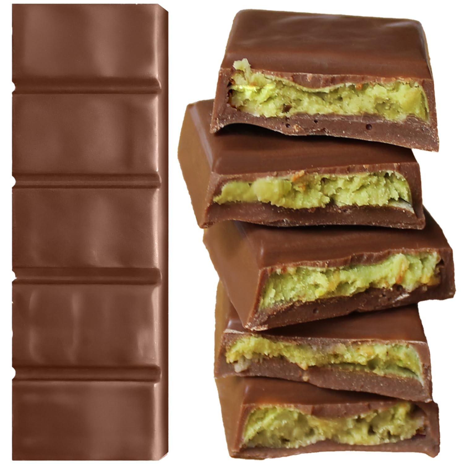 Snacksify Dubai Chocolate Bar (Pack of 24) - 1.43 pounds
