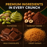 Dubai Crunch Pistachio Chocolate Spread with Crispy Kataifi – 2 Pack, 10.58 oz