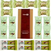 20 count | Mini Dubai chocolate & candy - 6 mini Dubai bar 27 g and 8 Dubai candy 13 g - 6 Dubai pistachio ball - amazing Gift Box