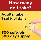 Nature Made Flaxseed Oil 1400 mg Softgels, 300 ct.