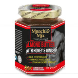 Munchie Mix almond butter with honey and ginseng supplement