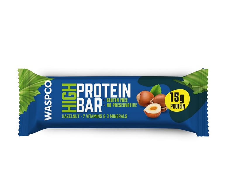 Snacksify Protein Bars – Nuts, 15g Protein, 2g Sugar, Gluten Free (12 Count, 50g)