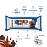 Snacksify Protein Bars – Cookies and Cream, 9g Protein, 0.5g Sugar, Gluten Free (12 Count, 36g)