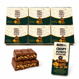 Crispy Potato Chip Luxury Milk Chocolate Bars, Hazelnut Cream – Wholesale Pack of 72