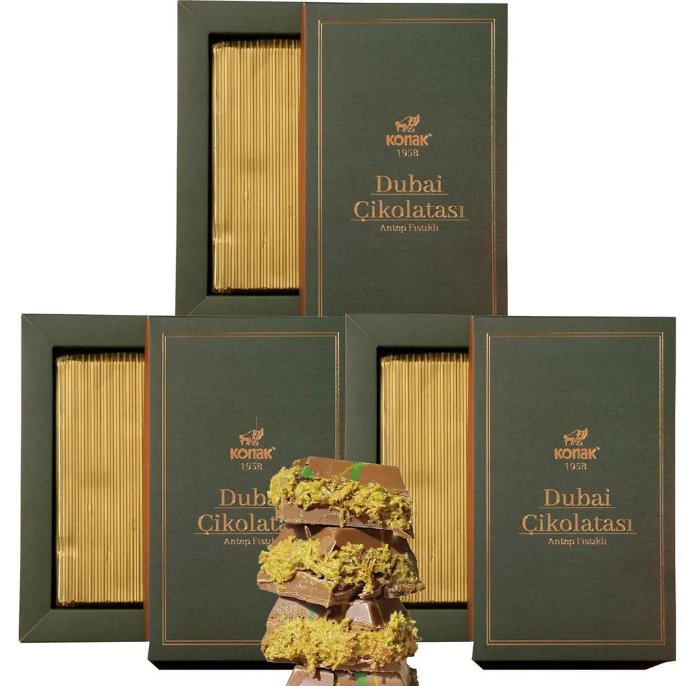 Dubai Chocolate With Kunafa Pistachio 7oz