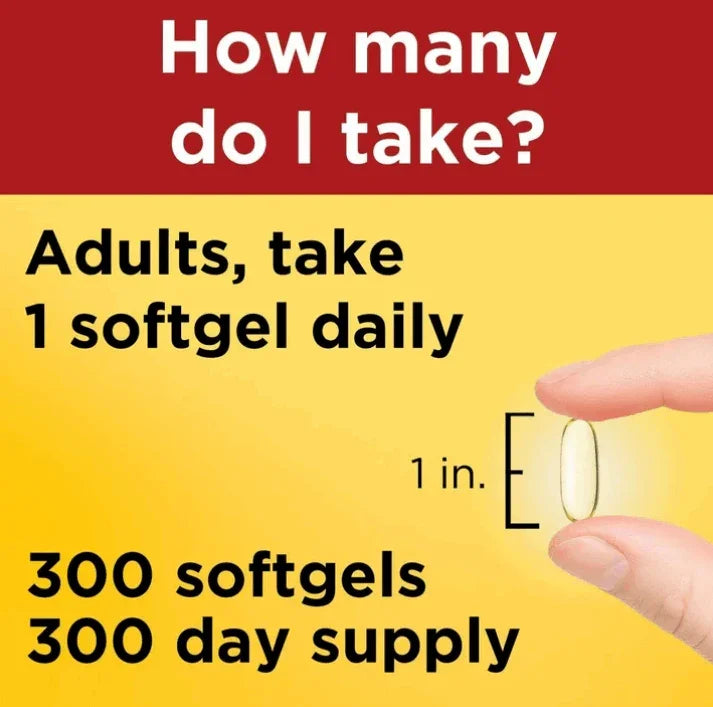 Nature Made Flaxseed Oil 1400 mg Softgels, 300 ct.