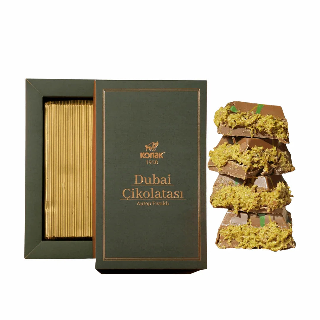 Dubai Chocolate With Kunafa Pistachio 7oz