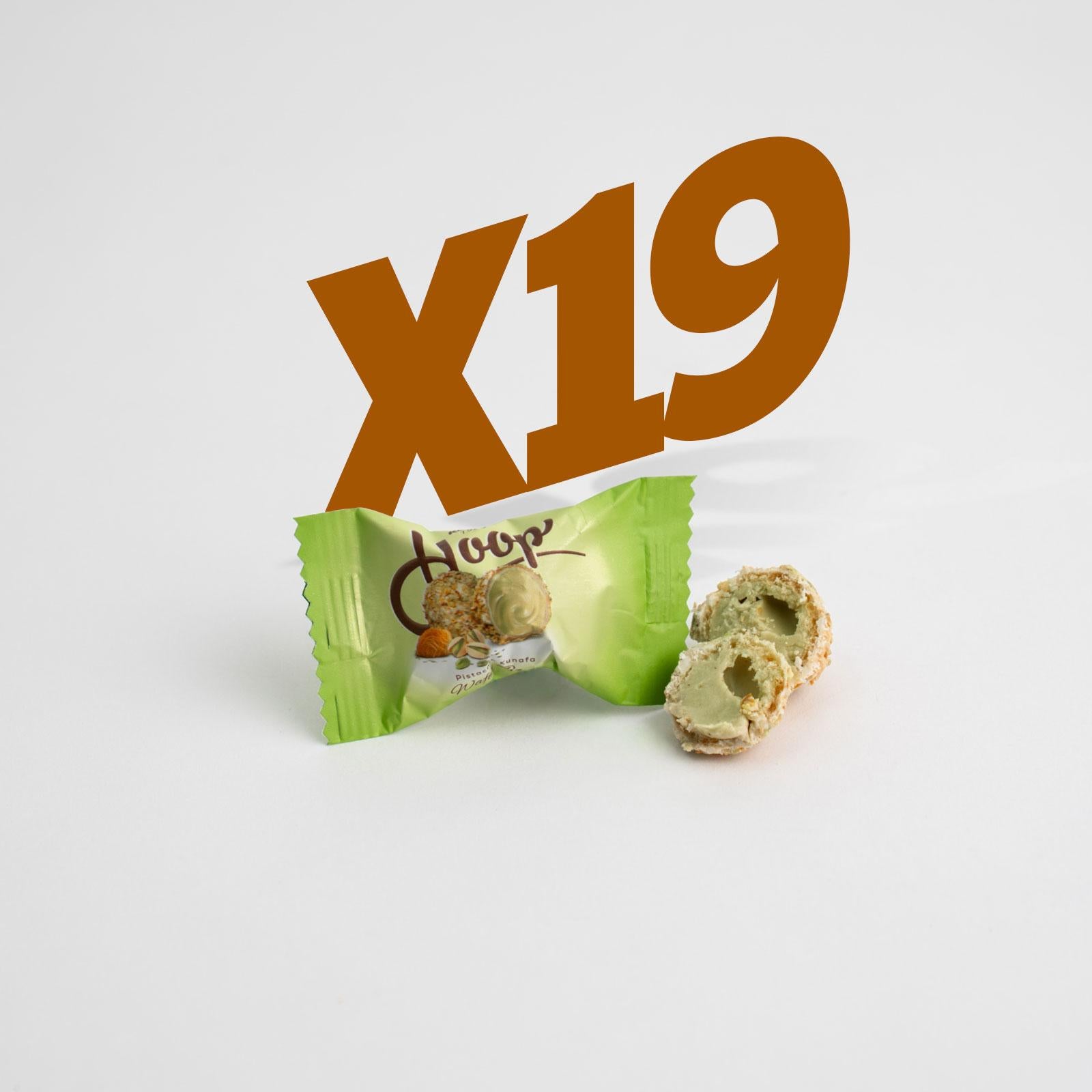 50 count | Mini Dubai chocolate & candy - 15 mini Dubai bar 27 g and 16 Dubai candy 13 g - 19 Dubai pistachio ball - amazing Gift Box